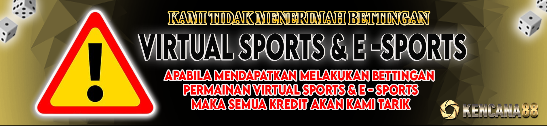 LARANGAN BERMAIN E SPOSRTS  & VIRTUAL SPORTS